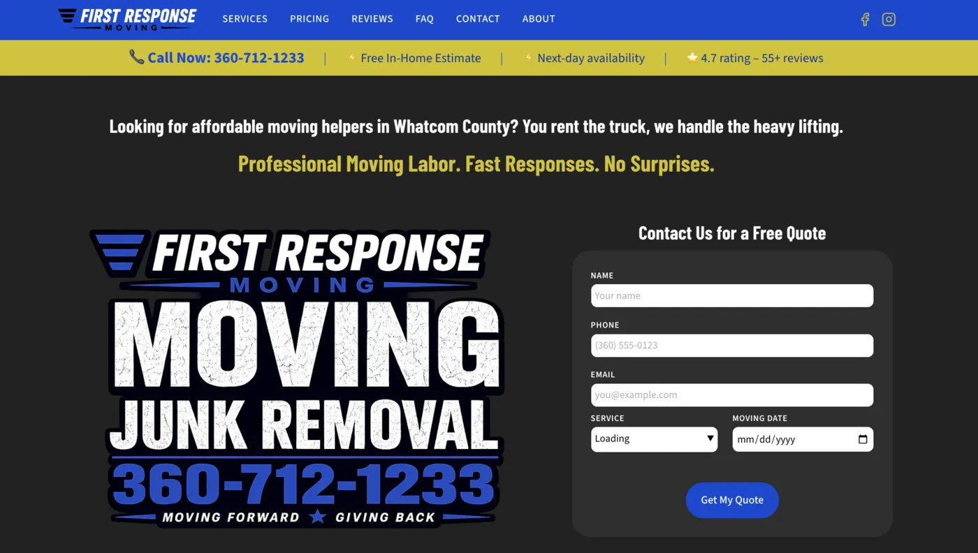 First Response Moving