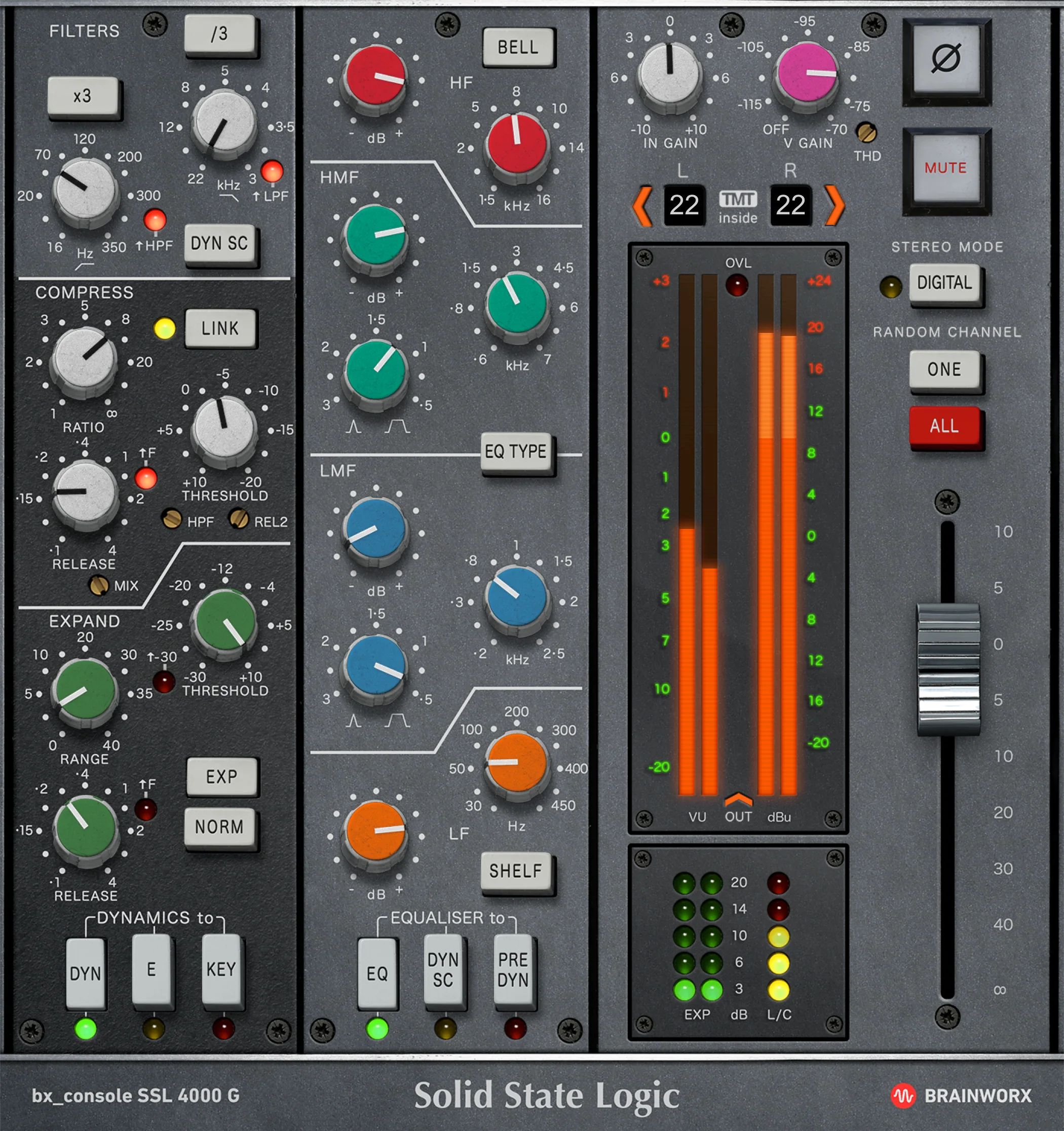 SSL 4000 G console emulation